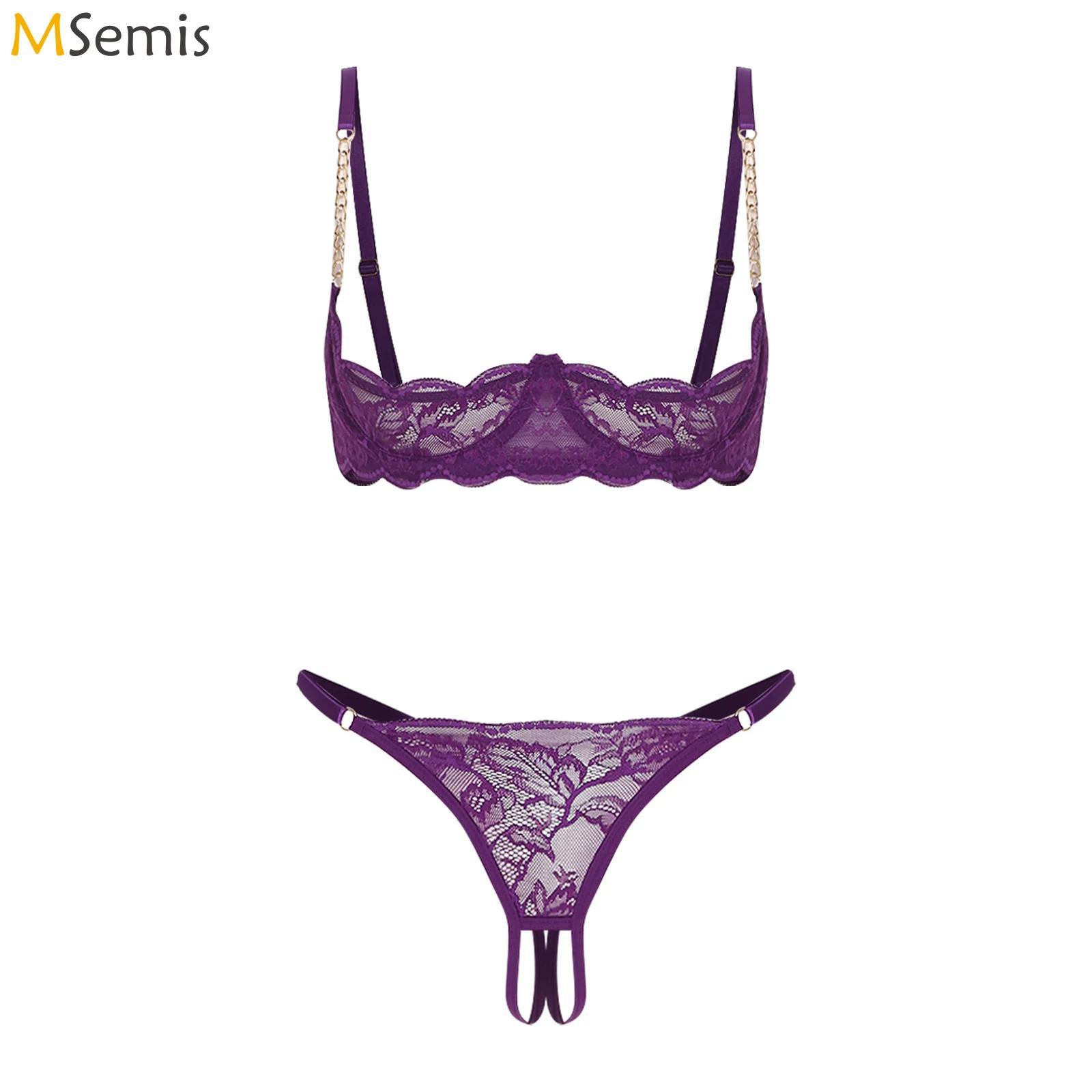 Lace Bralette Set - Womens Lingerie Floral Lace Bra Brassiere