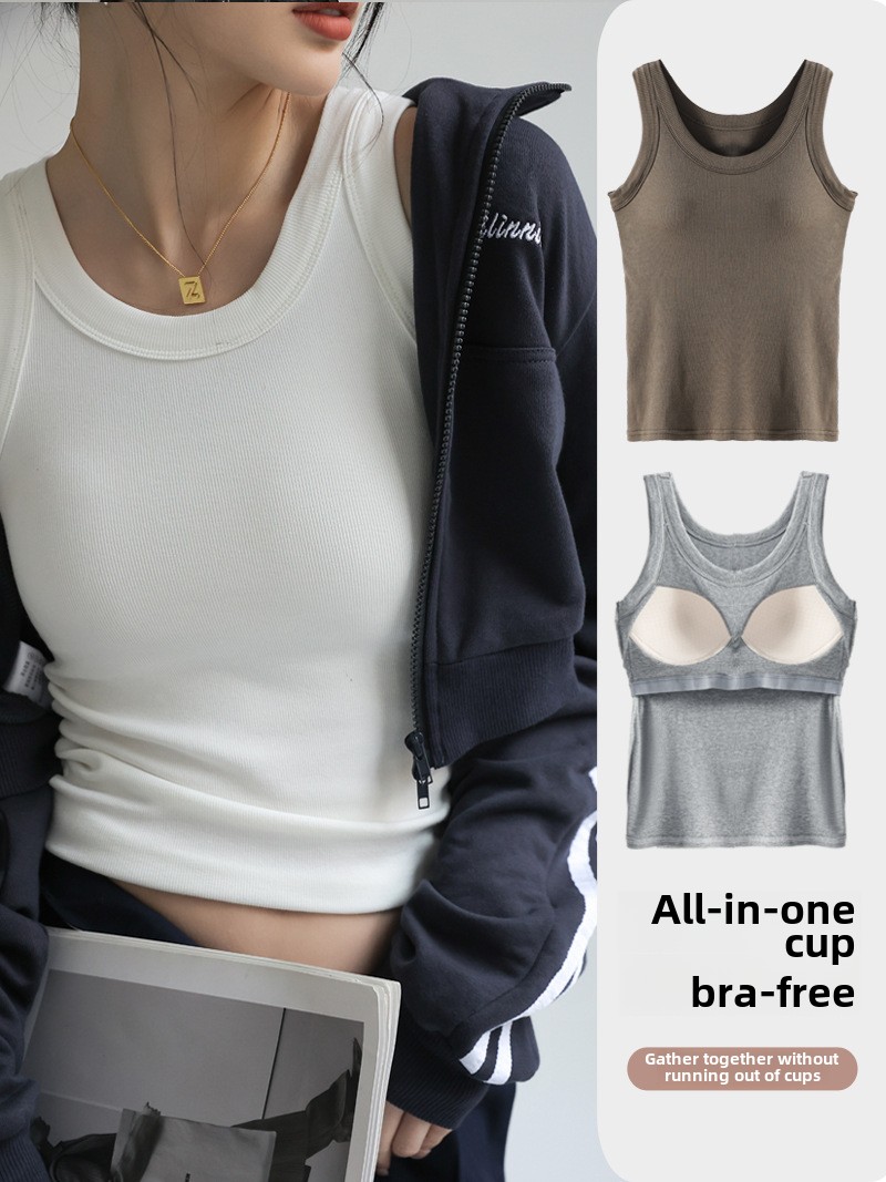 Full Coverage Bra - Women's Seamless Modal Ribbed Tank Top