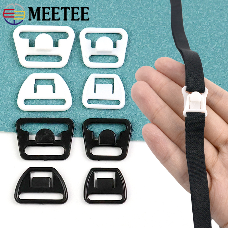 Nursing Bra Clip - 50Sets 12-20mm Plastic Bra Extension Buckle