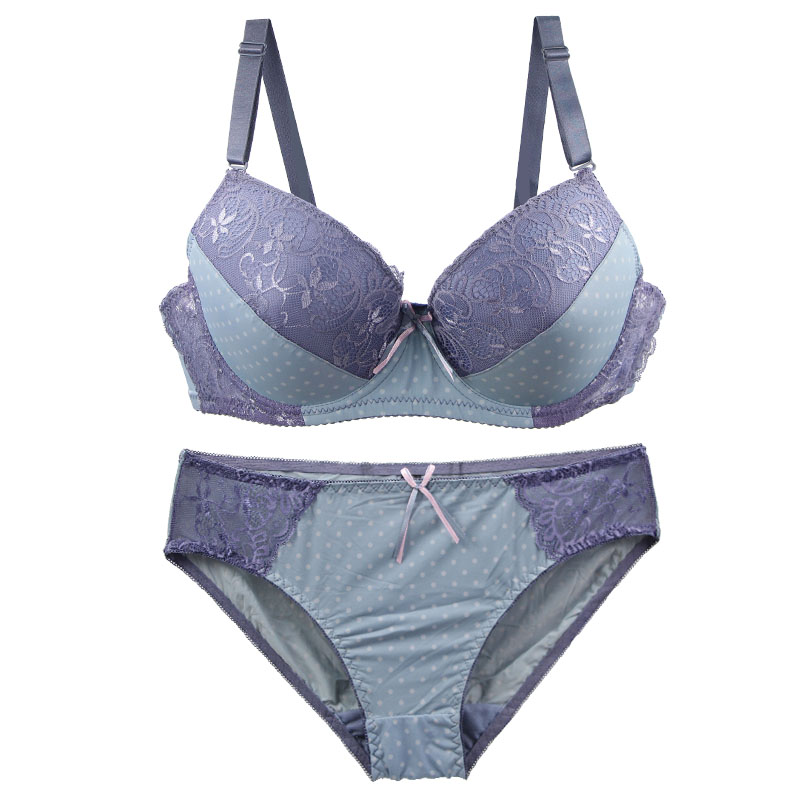 2023 New Sexy Lace Dot Floral  - مراجعة Underwire Bra Padded وسعره