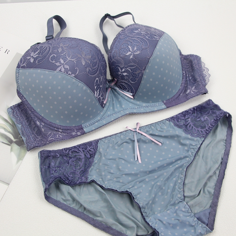 2023 New Sexy Lace Dot Floral  - مراجعة Underwire Bra Padded وسعره