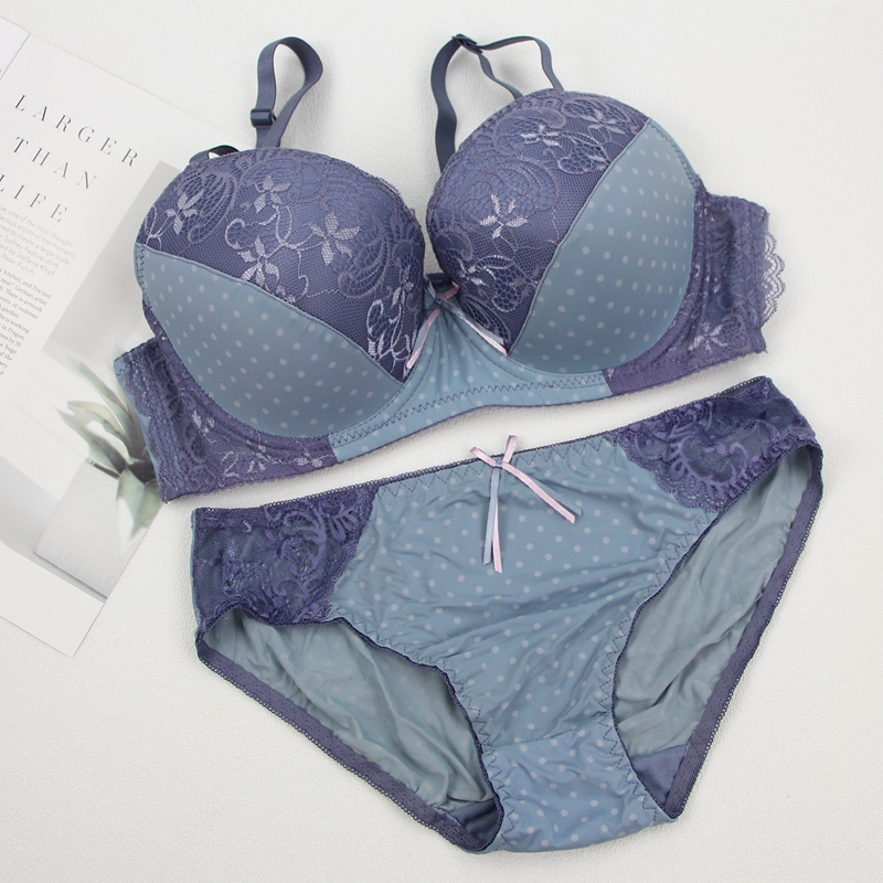 2023 New Sexy Lace Dot Floral  - مراجعة Underwire Bra Padded وسعره