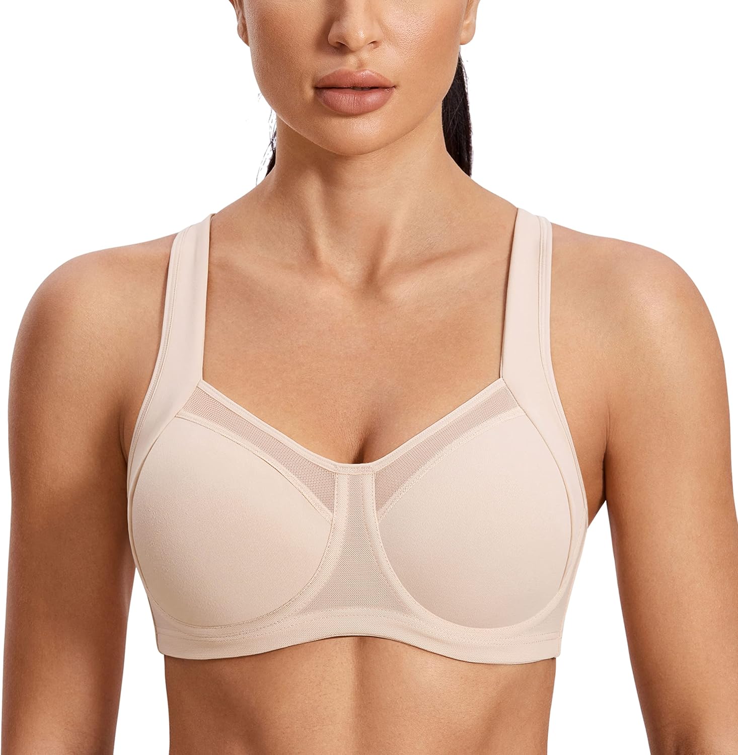 High Impact Sports Bras for Wo - مراجعة Sports Bra Racerback وسعره
