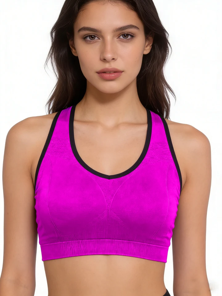 Top RatedWomen's Mesh Racerbac - مراجعة Sports Bra Racerback وسعره