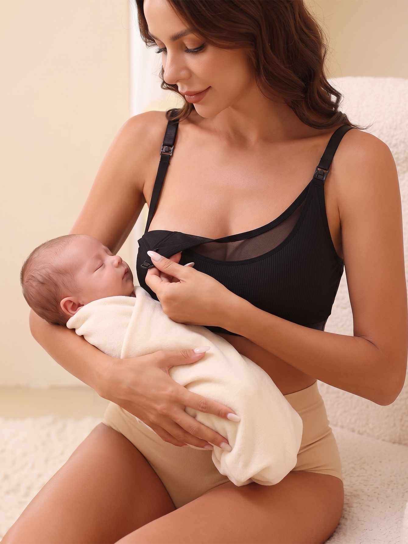 Maternity Nursing Bra Wire Fre - مراجعة Nursing Bra Clip وسعره