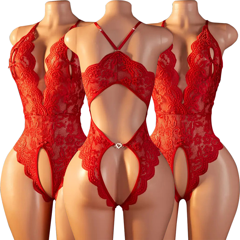 Sexy Crotchless Sleepwear Wome - مراجعة Sheer Bra Lace وسعره