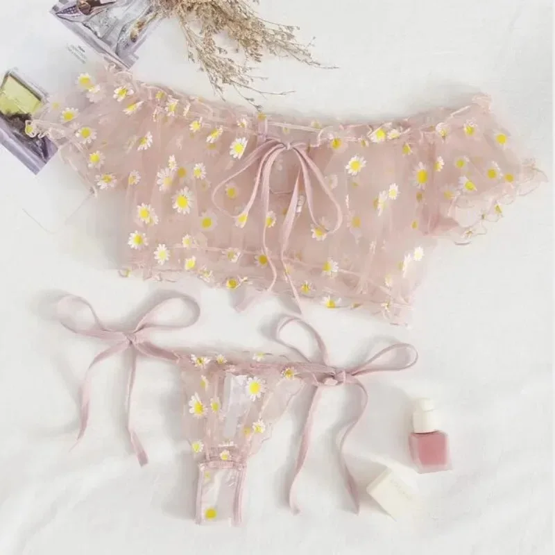 Sexy Women's Underwear Lace Fl - مراجعة Lace Bralette Set وسعره