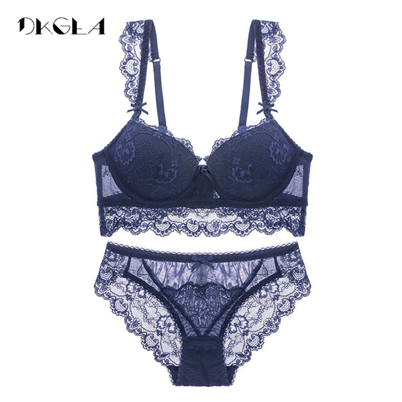 New Sexy Bra Set Push Up Deep  - مراجعة Underwire Bra Padded وسعره