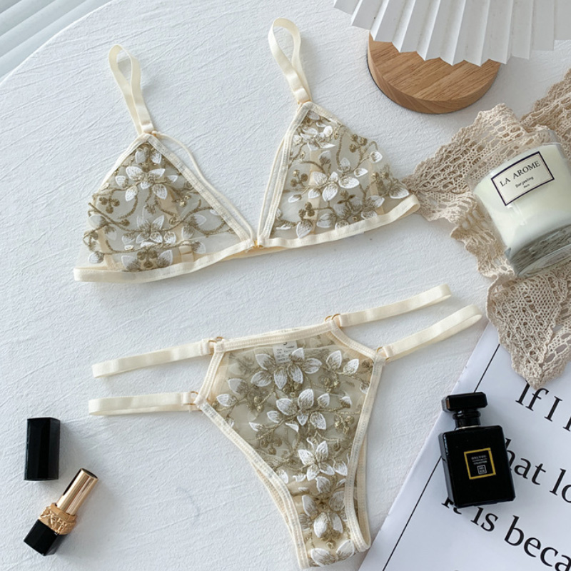 Women Lace Bra Sets Seamless U - مراجعة Lace Bralette Set وسعره