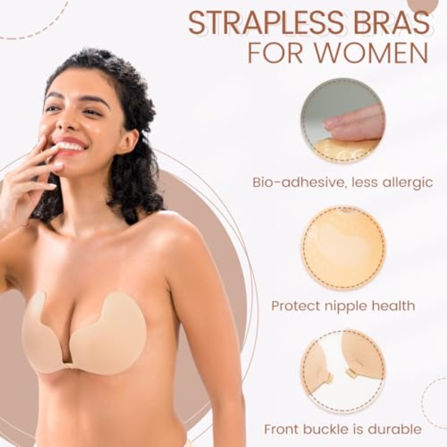 Sticky Bra Backless Adhesive S - مراجعة Backless Bra Sticky وسعره