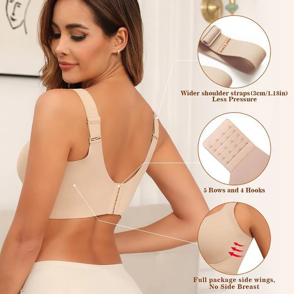 Women Seamless Wireless Suppor - مراجعة T Shirt Bra Seamless وسعره