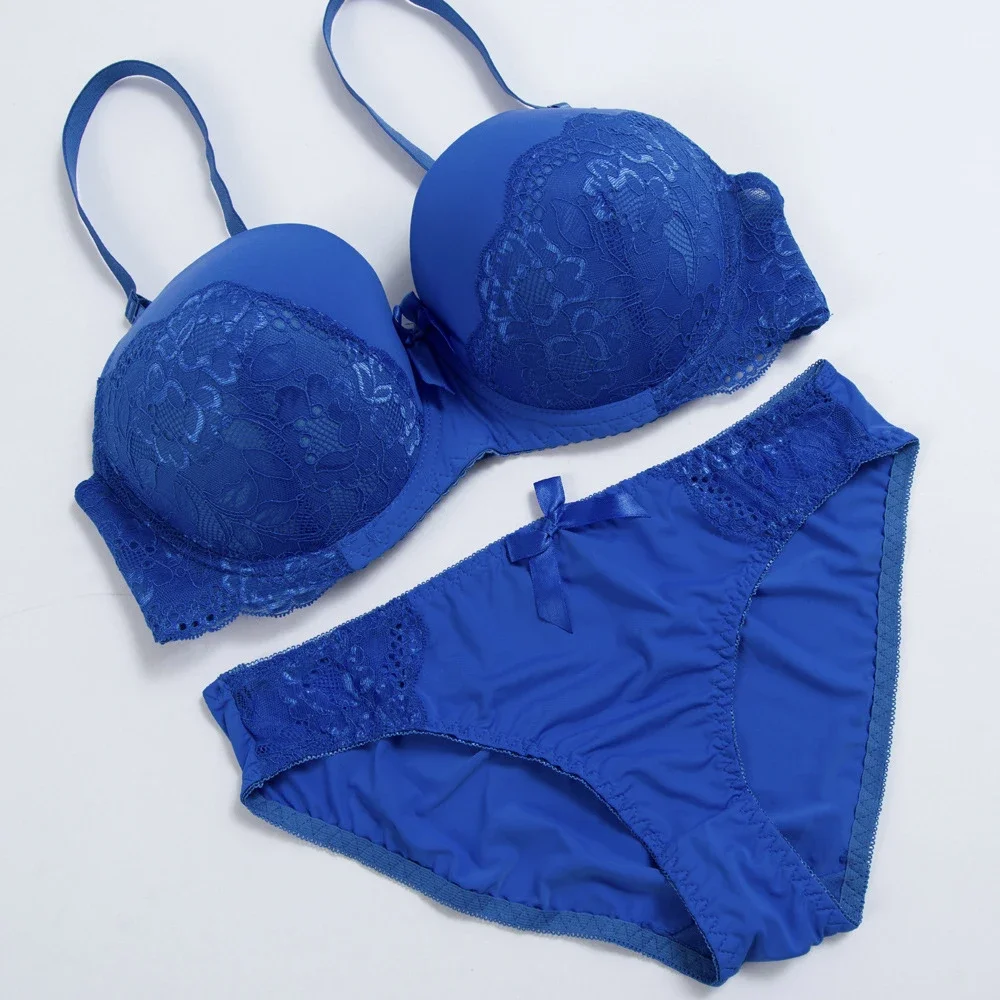 MOM Lady Lace Push Up BraS Set - مراجعة Underwire Bra Padded وسعره