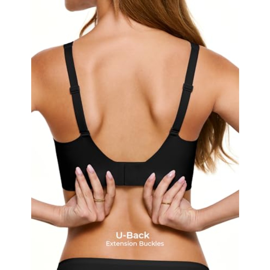 Deep V Jelly Bras for Women, W - مراجعة T Shirt Bra Seamless وسعره