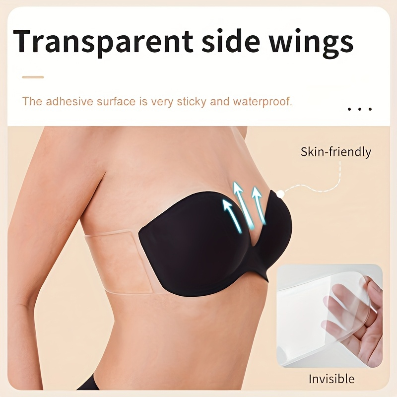 Strapless Seamless Invisible S - مراجعة Push Up Bra Silicone وسعره