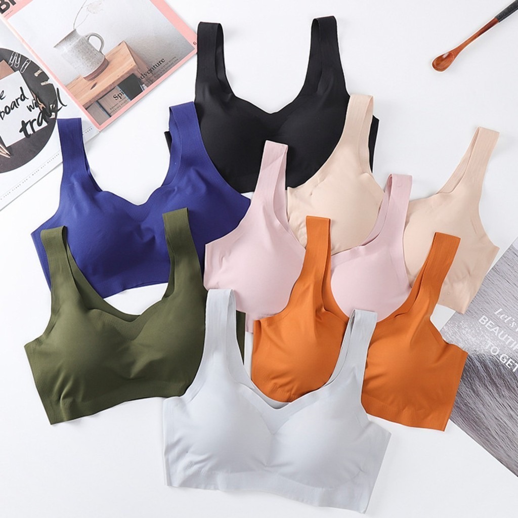 3PCS Sexy Sports Bra Seamless  - مراجعة Cotton Bra Everyday وسعره