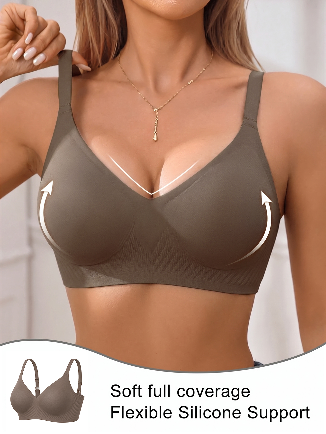 Full Coverage Push Up Jelly Su - مراجعة Full Coverage Bra وسعره