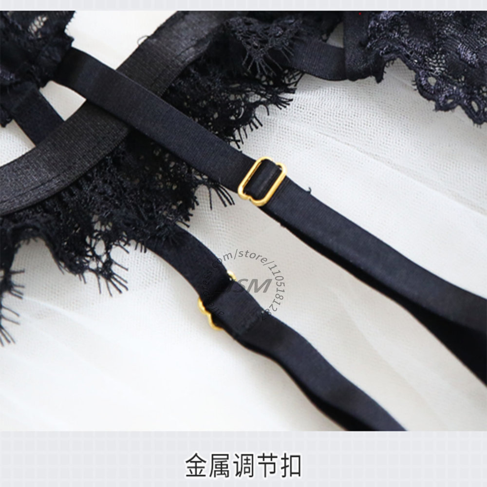 LISM Black Eyelash Lace Linger - مراجعة Lace Bralette Set وسعره