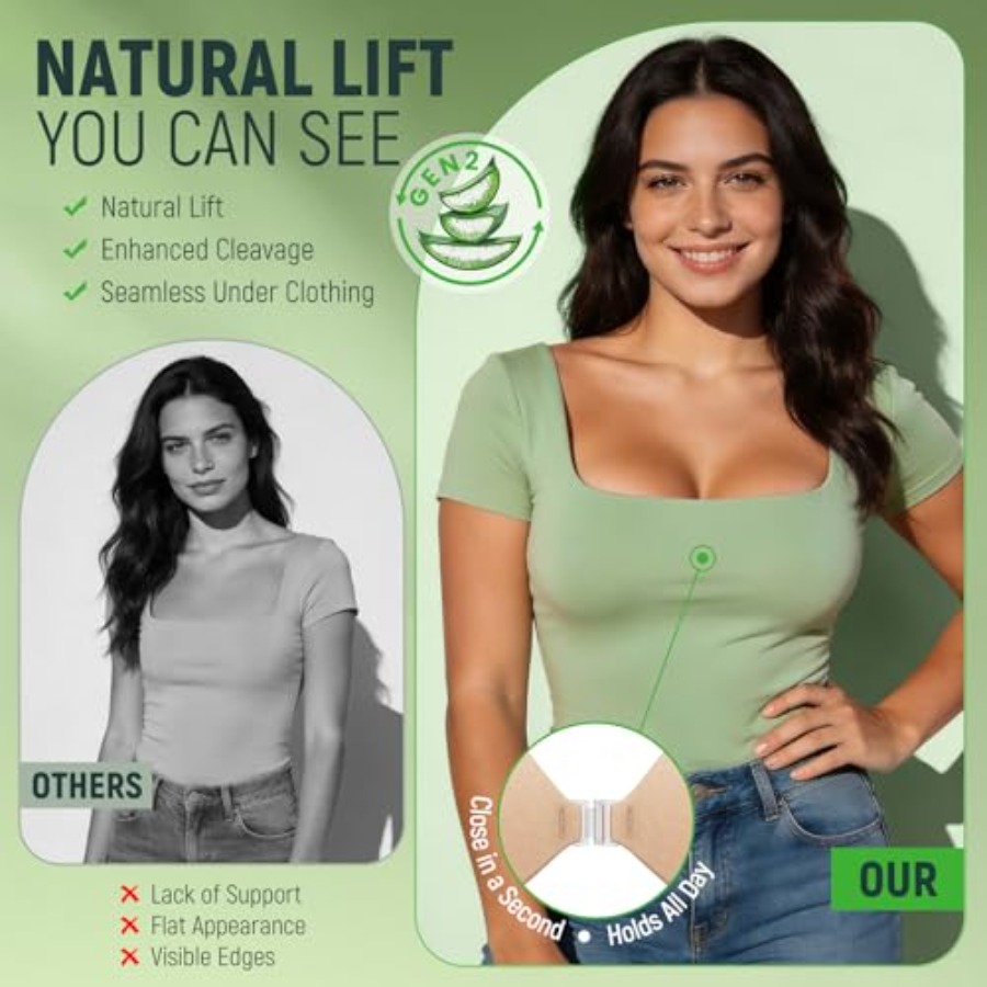 Ultra Invisible Sticky Bra Pus - مراجعة Backless Bra Sticky وسعره