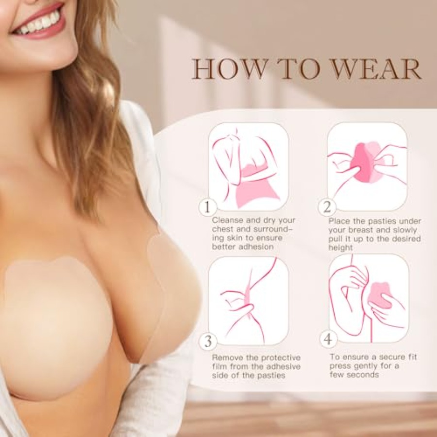 Zacca Sticky Bra for Women, Ad - مراجعة Backless Bra Sticky وسعره