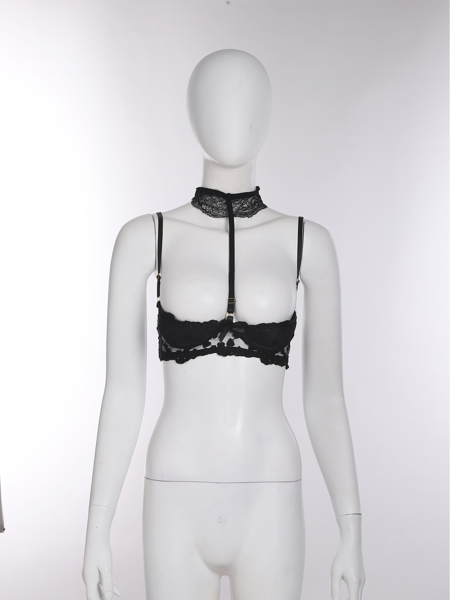 Women Sheer Lace Halter Underw - مراجعة Sheer Bra Lace وسعره
