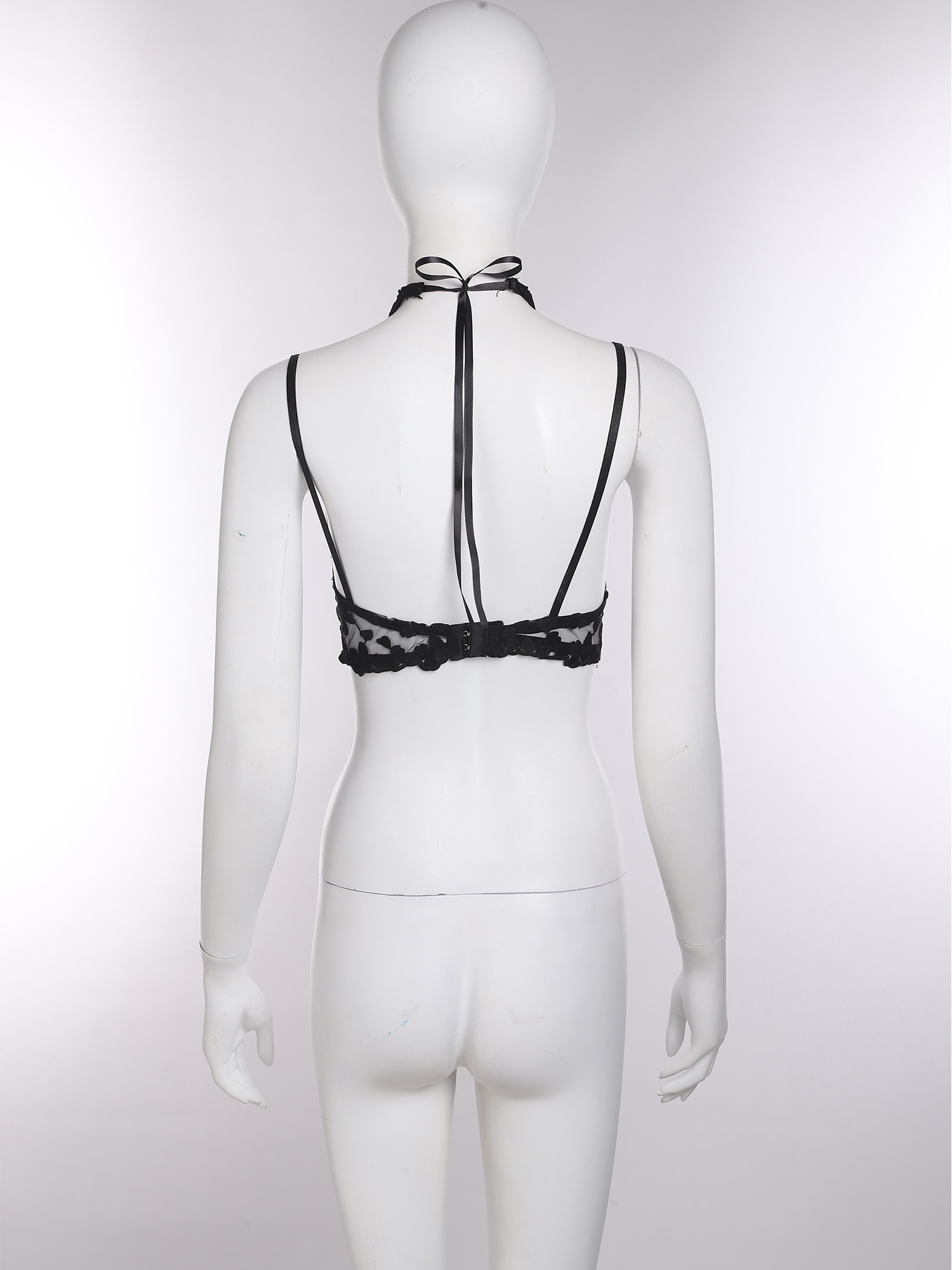 Women Sheer Lace Halter Underw - مراجعة Sheer Bra Lace وسعره