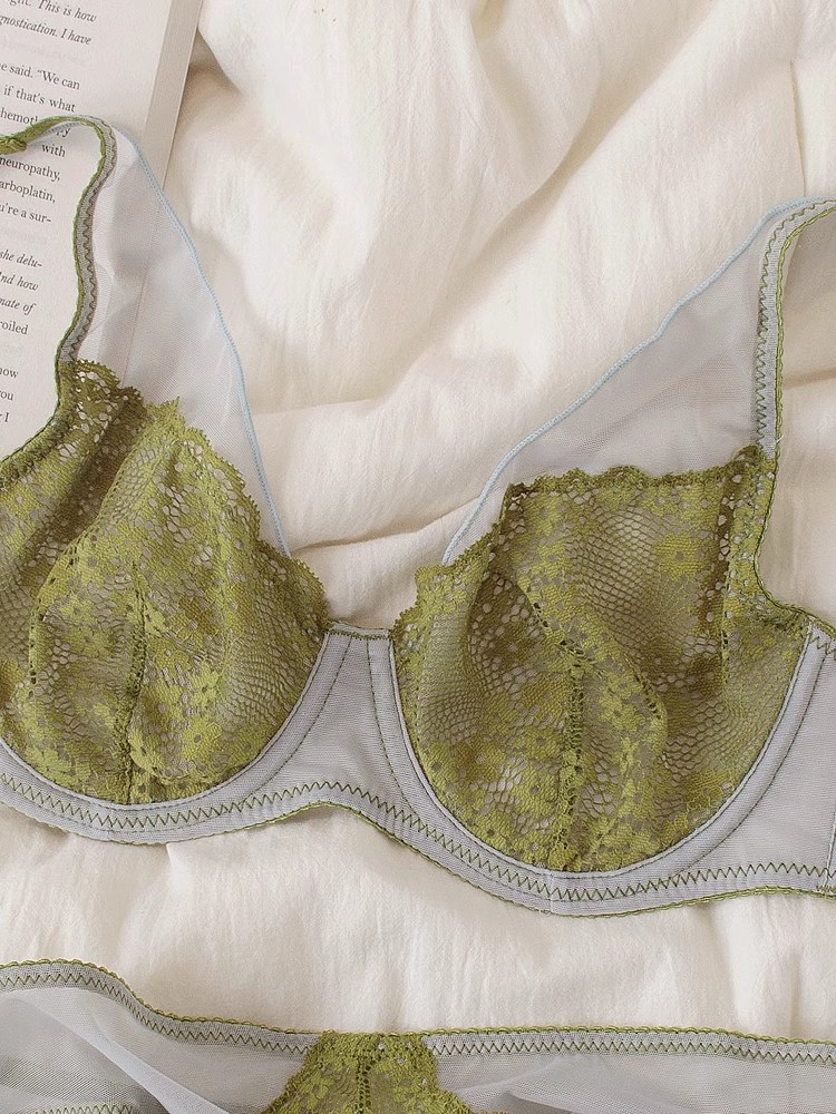 Vintage Splice Underwear Set S - مراجعة Plunge Bra Push Up وسعره