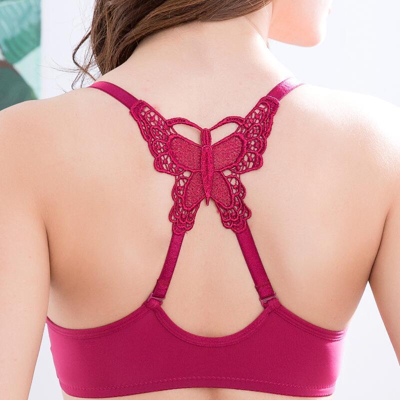 Sexy Front Deduction Butterfly - مراجعة Lace Bralette Set وسعره