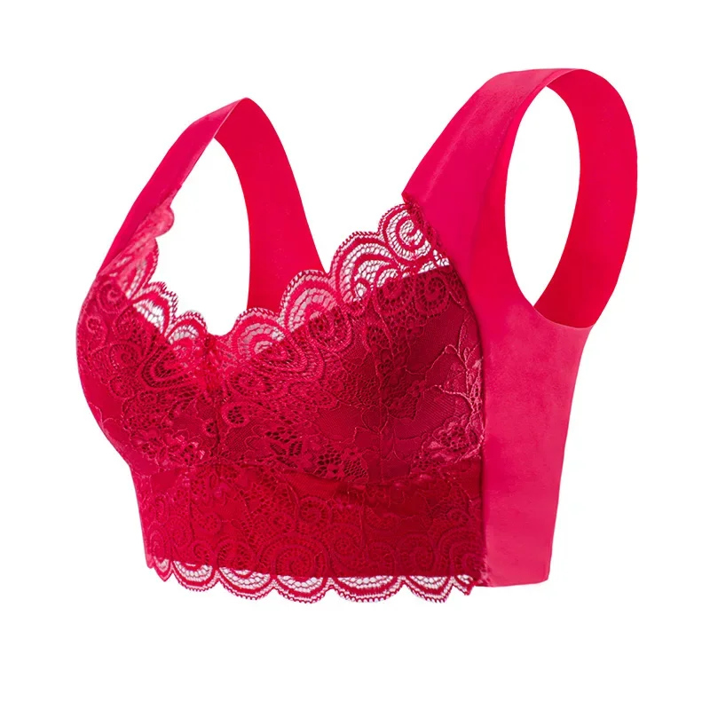 1pcs Ice Silk Seamless Lace Br - مراجعة Sleep Bra Bralette وسعره