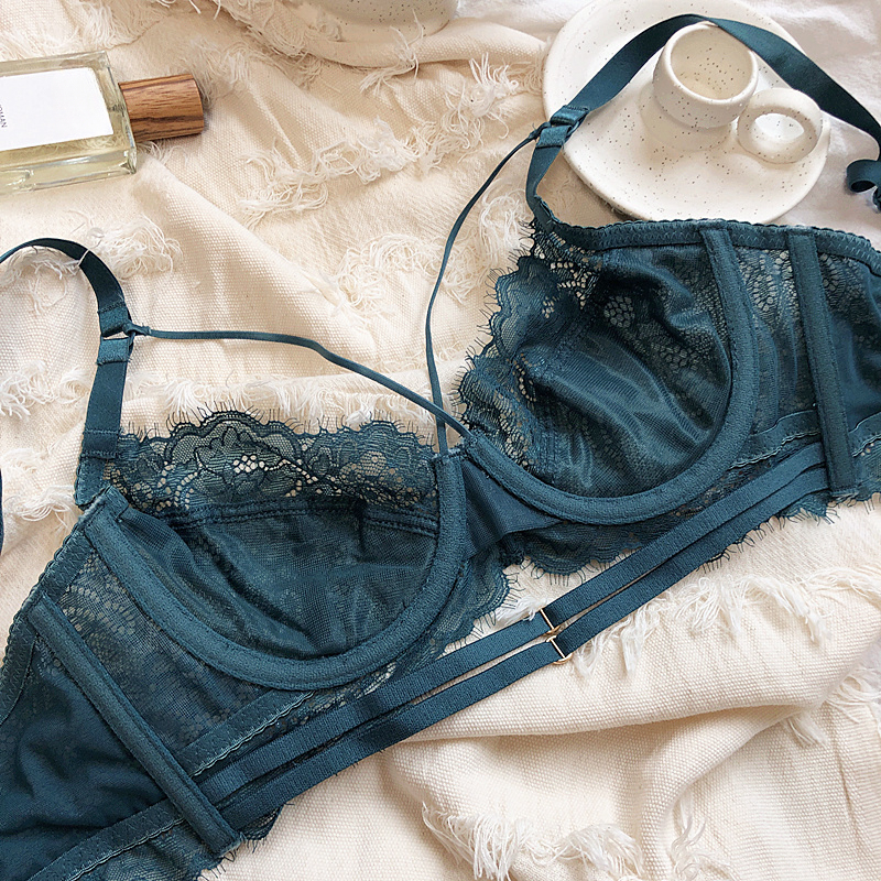 2 Pieces Sexy Hollow Push Up B - مراجعة Plunge Bra Push Up وسعره