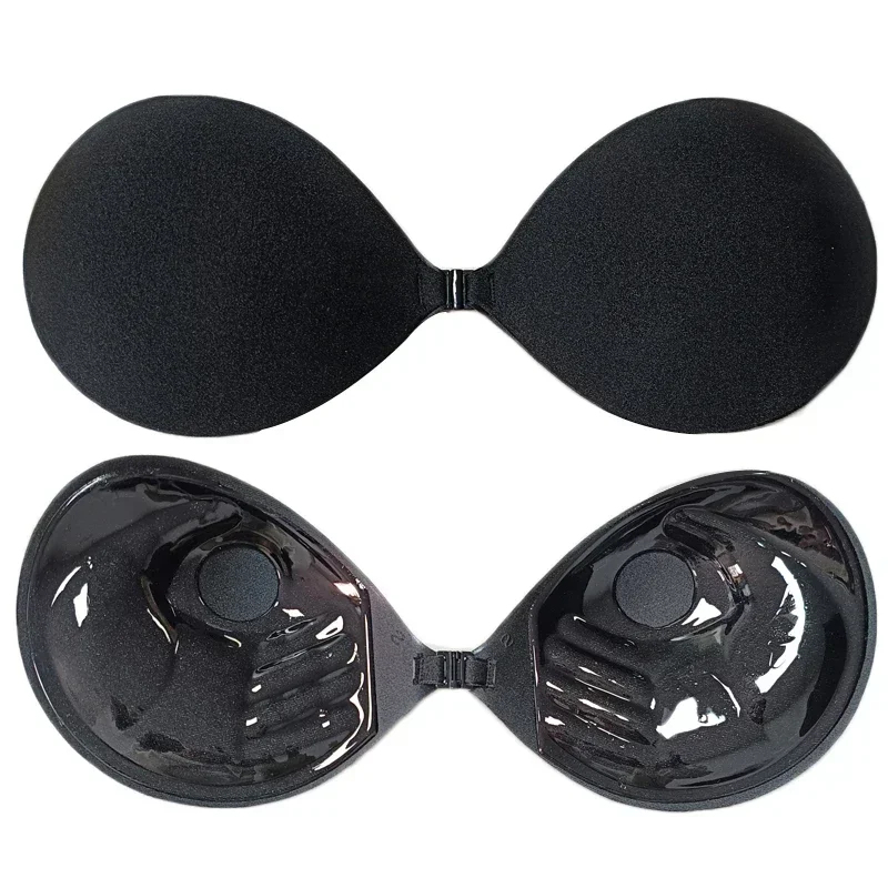 1/2PCS Palm Push Up Invisible  - مراجعة Strapless Bra Adhesive وسعره