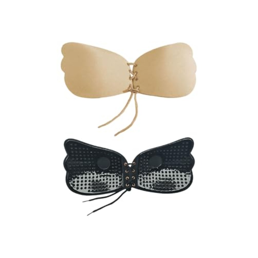 SHENHE Women's 2 Pack Front Cl - مراجعة Backless Bra Sticky وسعره