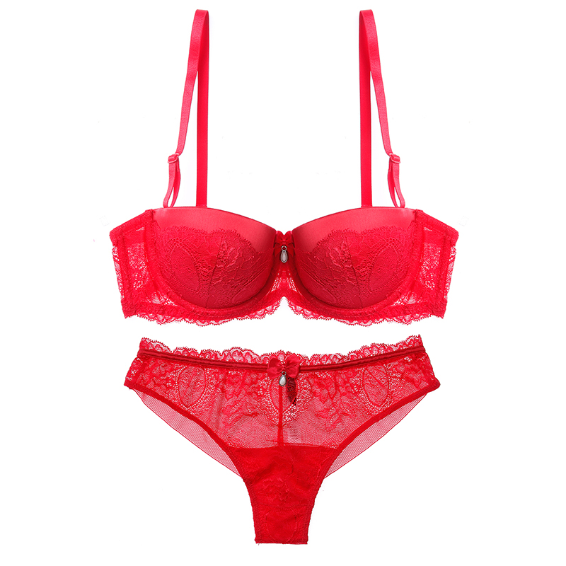 Lilymoda Women Red Bra Set Sex - مراجعة Underwire Bra Padded وسعره