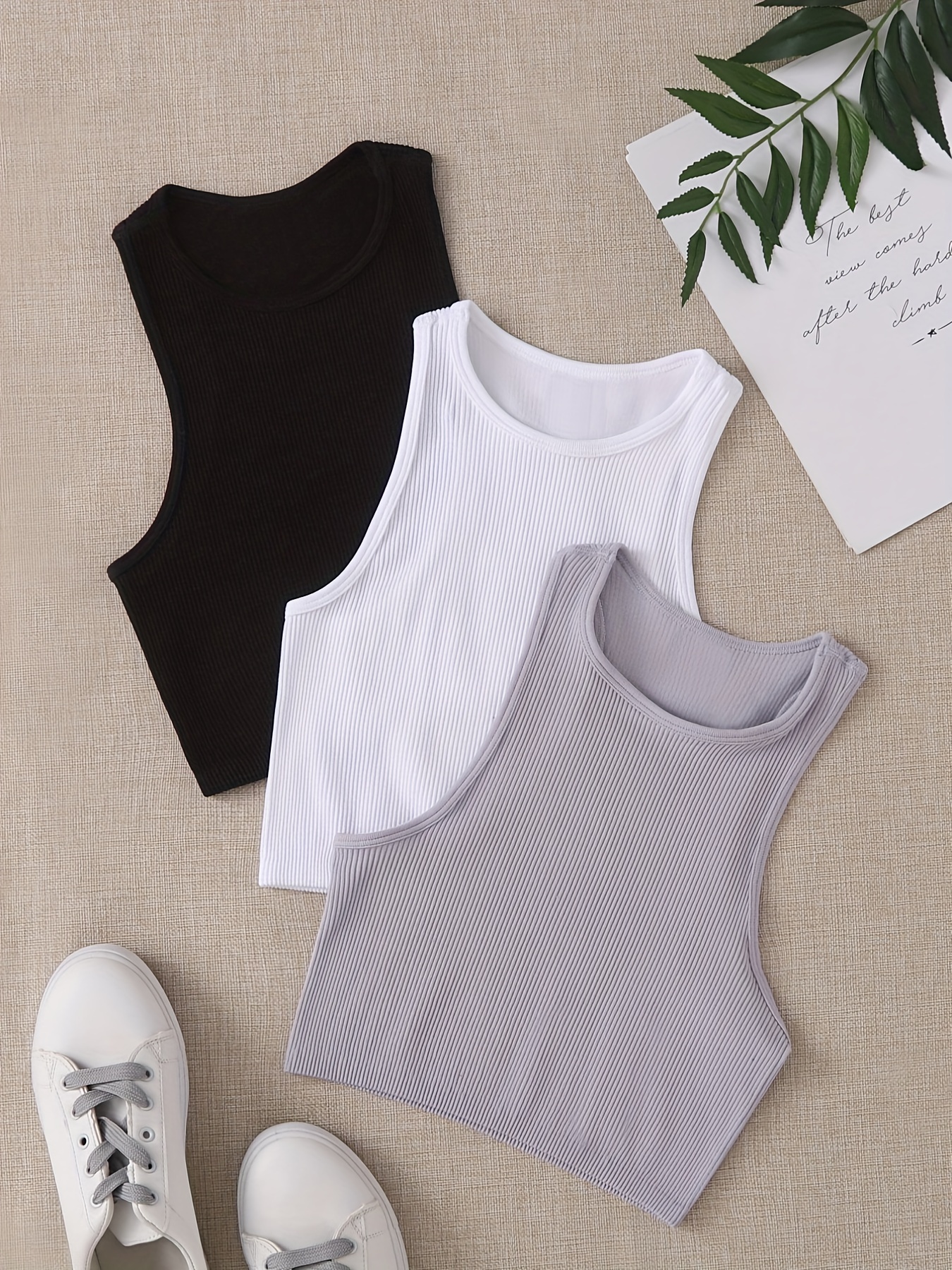 Ribbed Seamless Sports Bra Tan - مراجعة Sports Bra Racerback وسعره