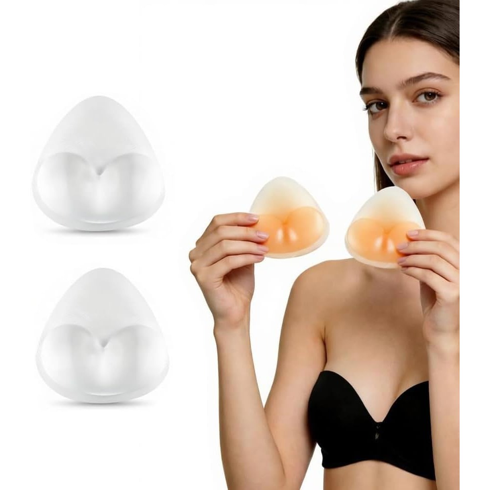 Silicone Bra Inserts, Triangle - مراجعة Push Up Bra Silicone وسعره