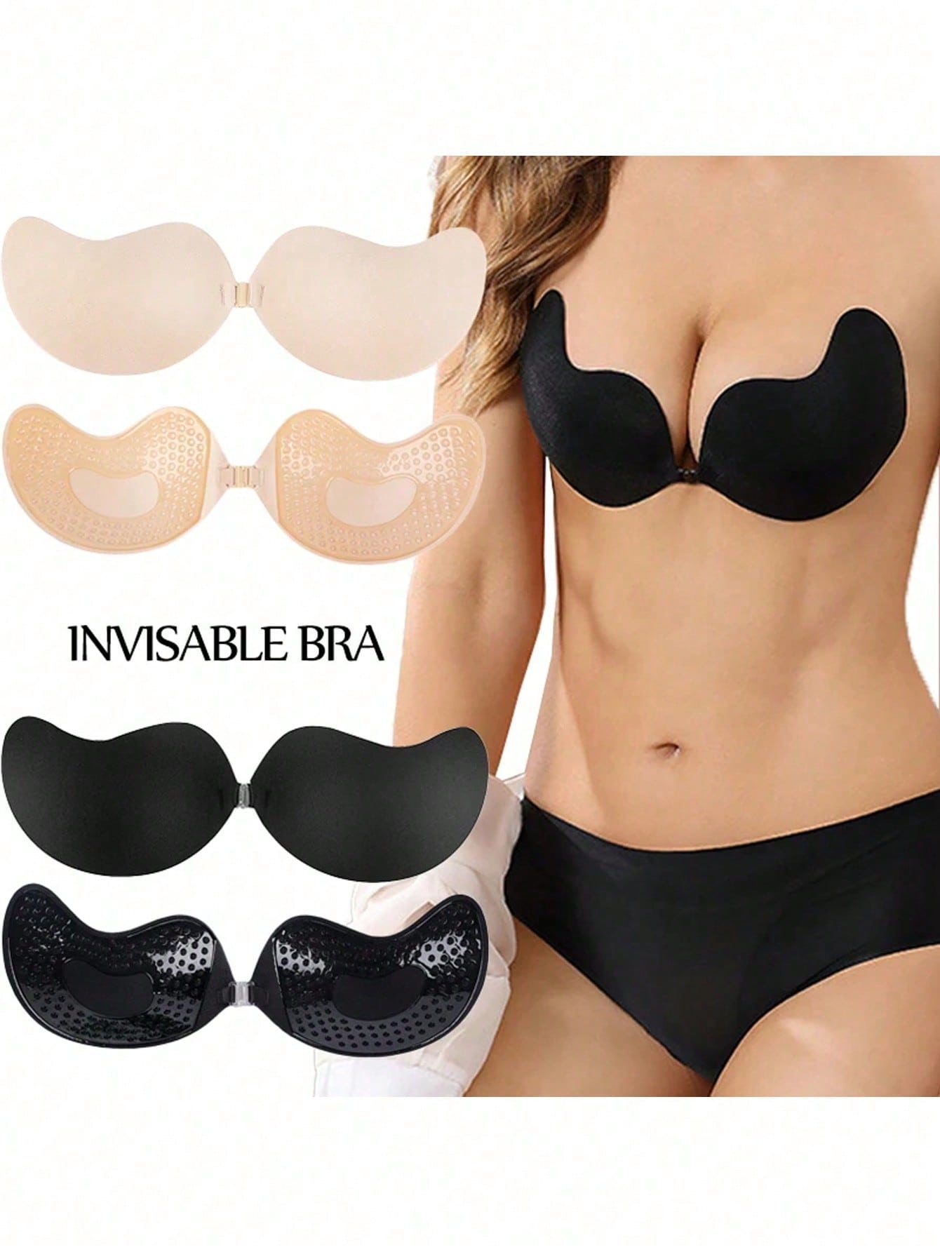 2-pack Women's Self-Adhesive I - مراجعة Strapless Bra Adhesive وسعره