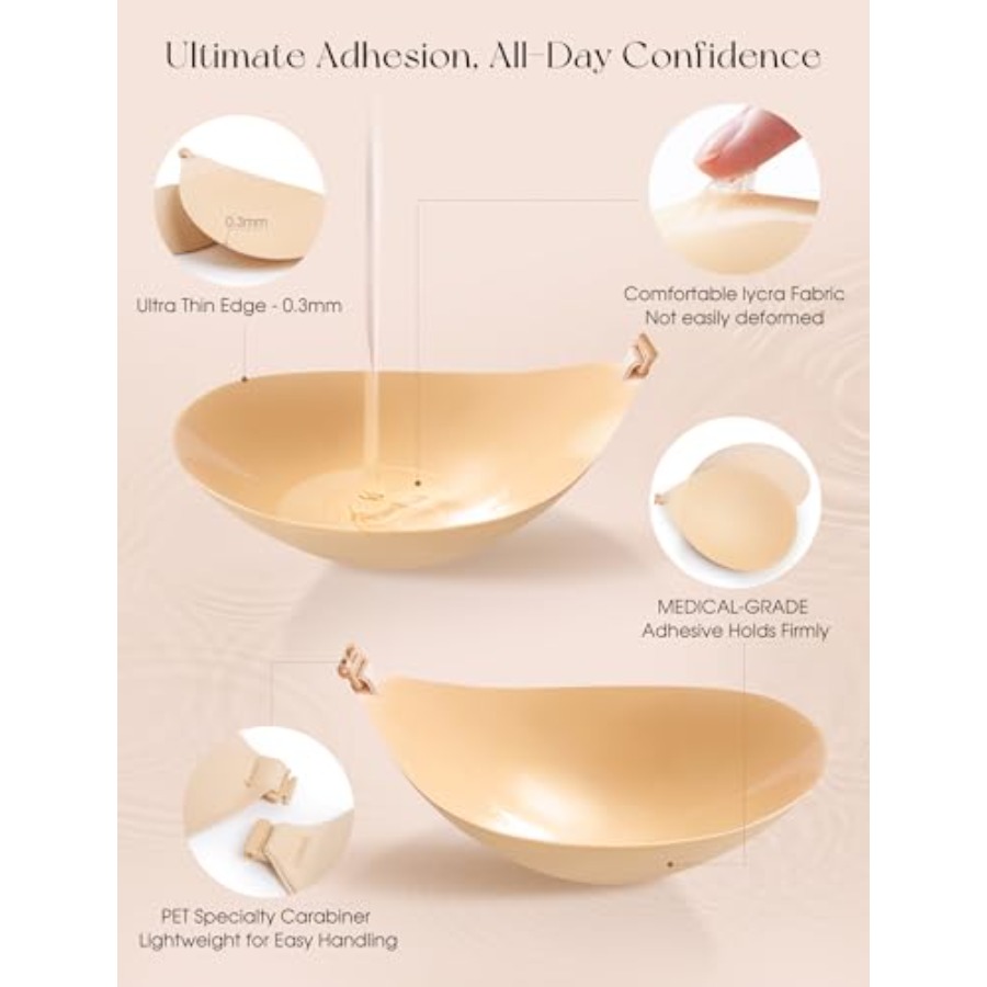 Sticky Bra Push Up Strapless A - مراجعة Backless Bra Sticky وسعره