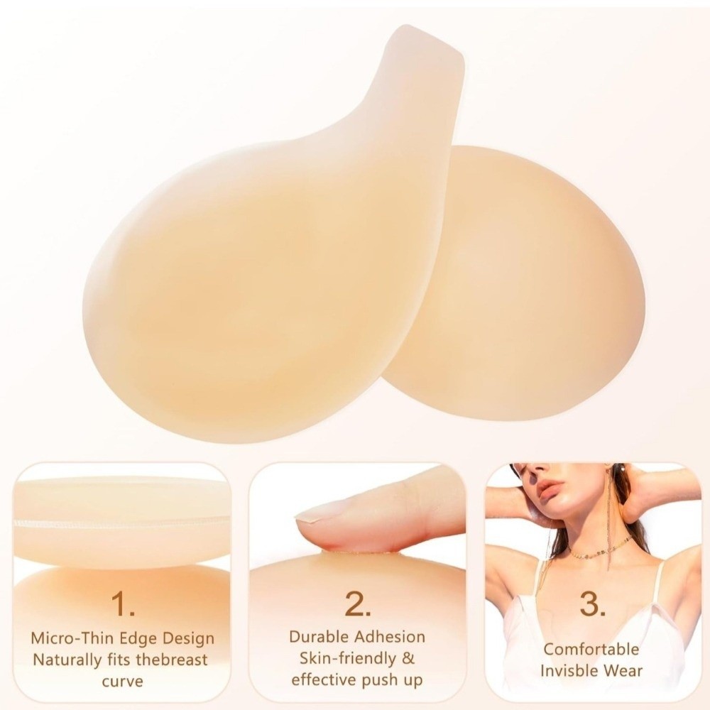Seamless Silicone Nipple Cover - مراجعة Full Coverage Bra وسعره